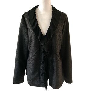 Chico’s large 12 blazer black